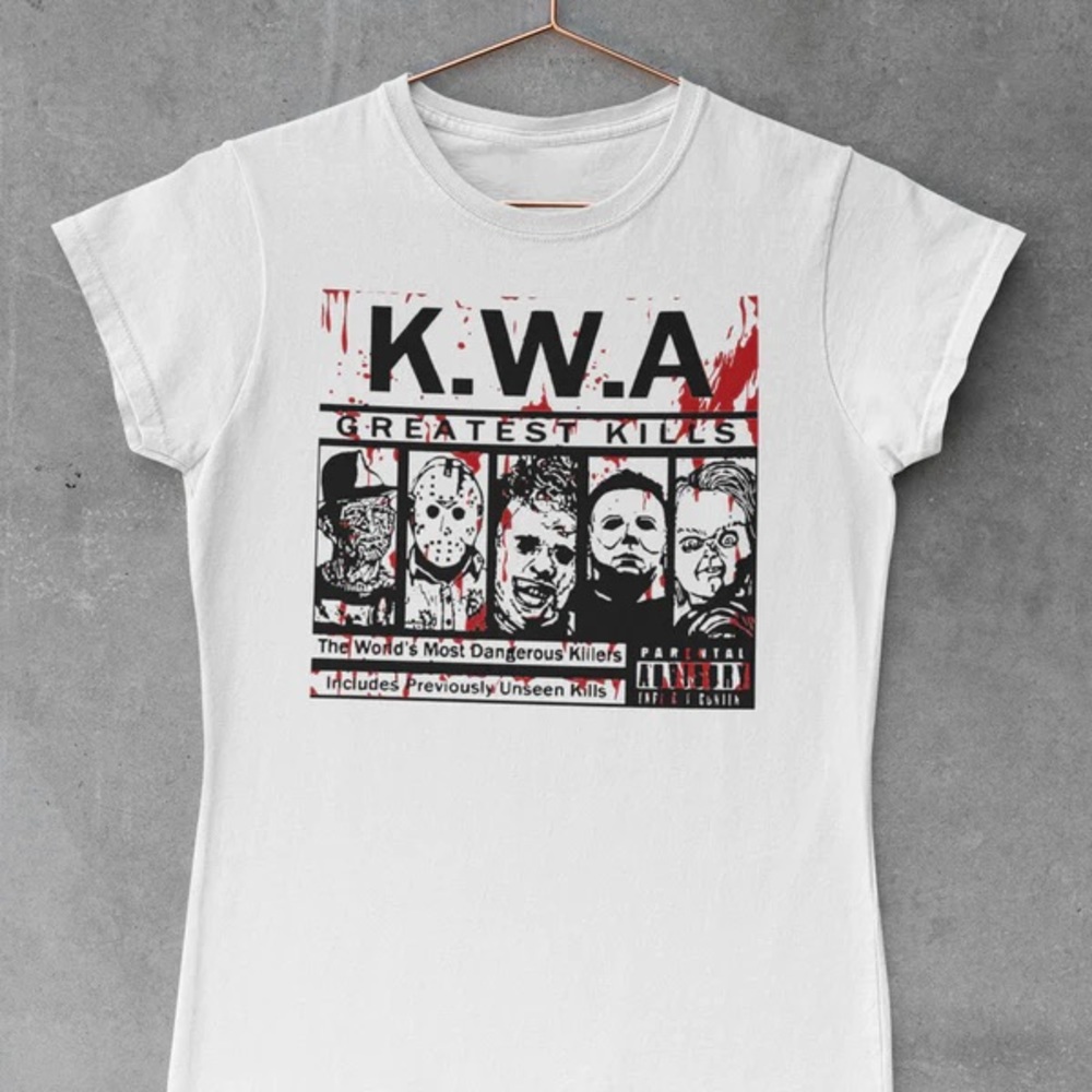 Custom printed T-Shirt with K.W.A.